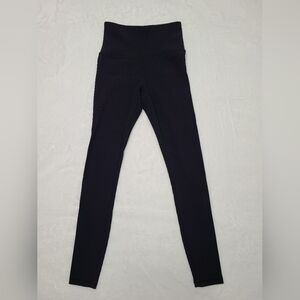 Athleta Elation Rib Tight Leggings Black Ribbed Texture Size XS